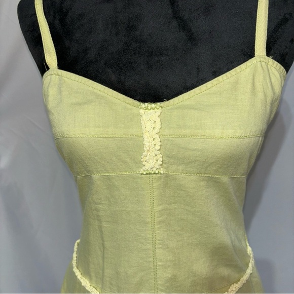 BOGO Free People Smocked Spaghetti Strap Dress Size 10 - Picture 8 of 10